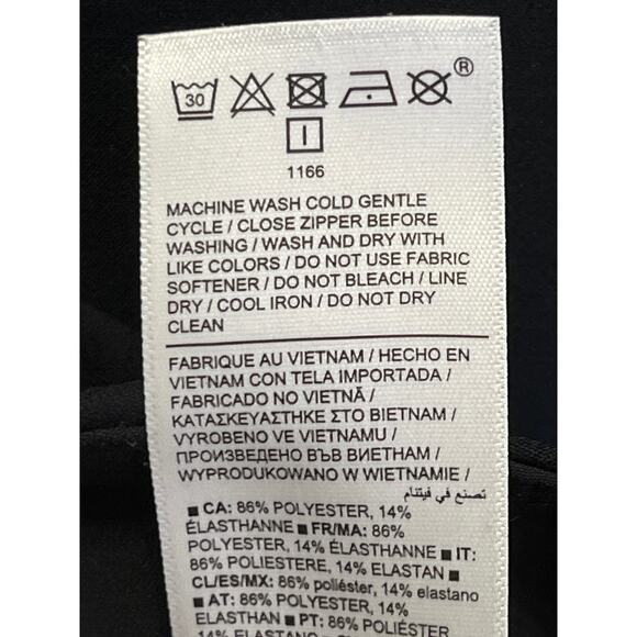 Athleta Brooklyn Ankle Pants Black Size 14 Tall Stretch Slim Fit Work Travel - Picture 6 of 7